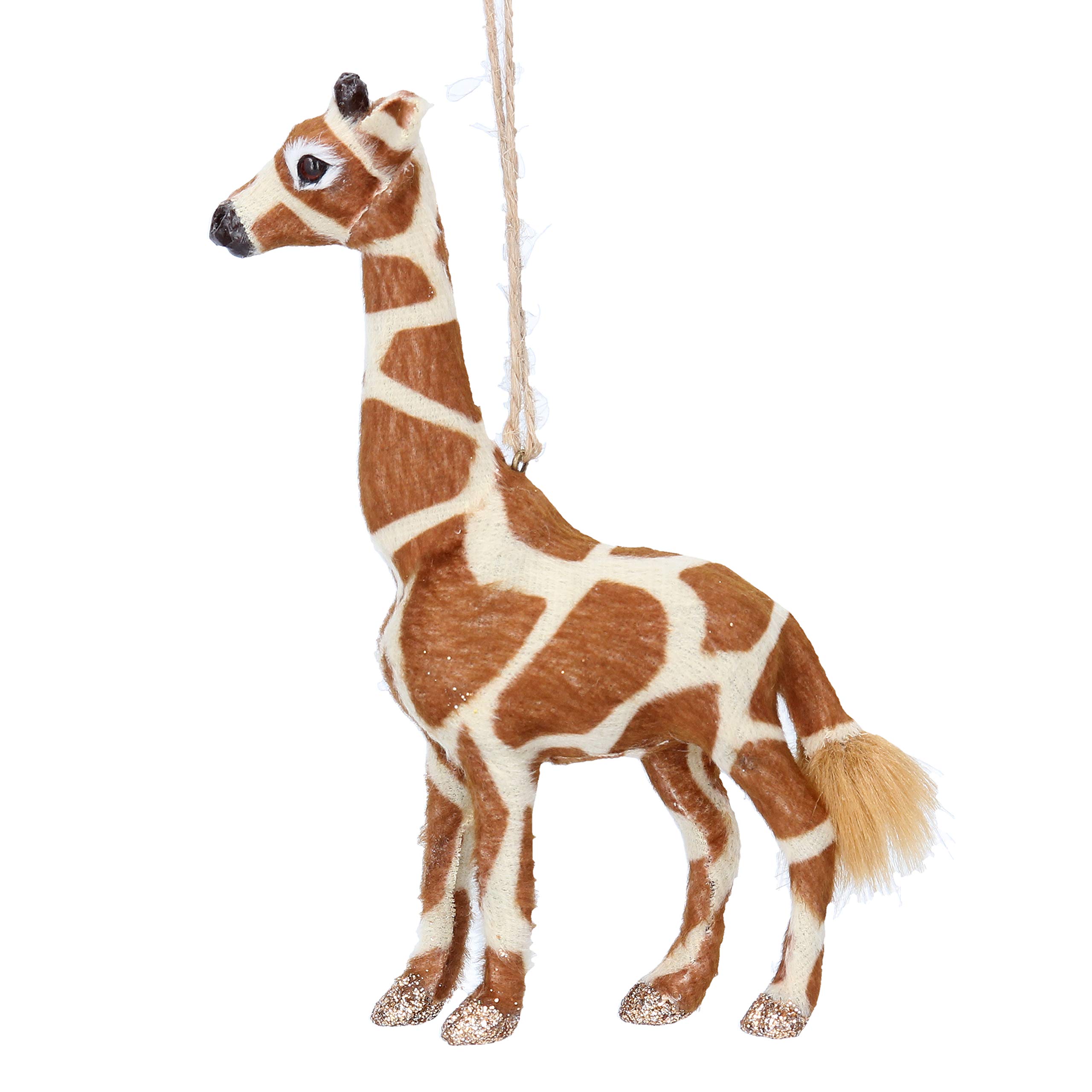 Gisela GrahamSafari Animals Faux Fur Decoration Various Animals (Giraffe 15cm)