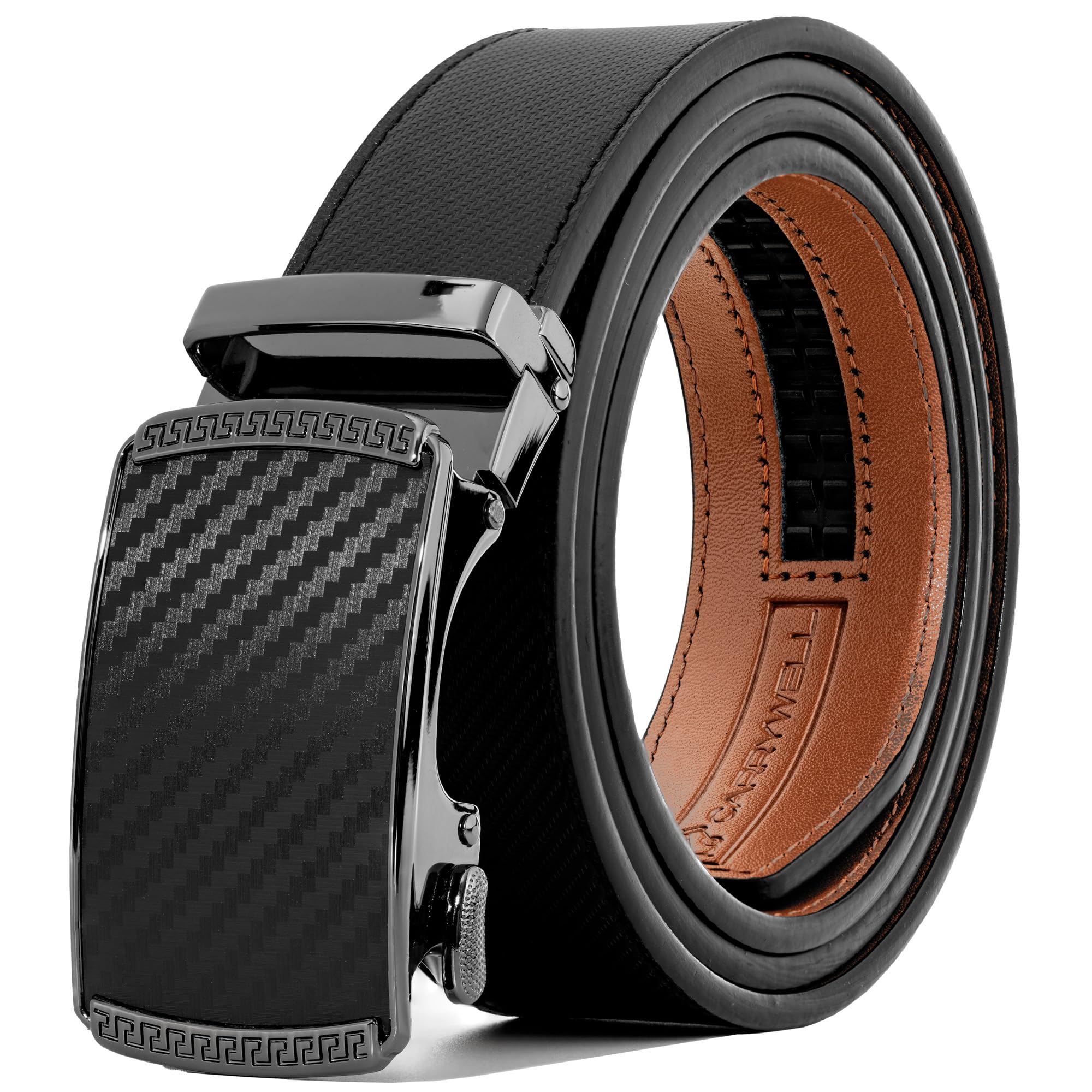 Carrywell mens Adjustable Leather Belt Men's Belt (pack of 1)