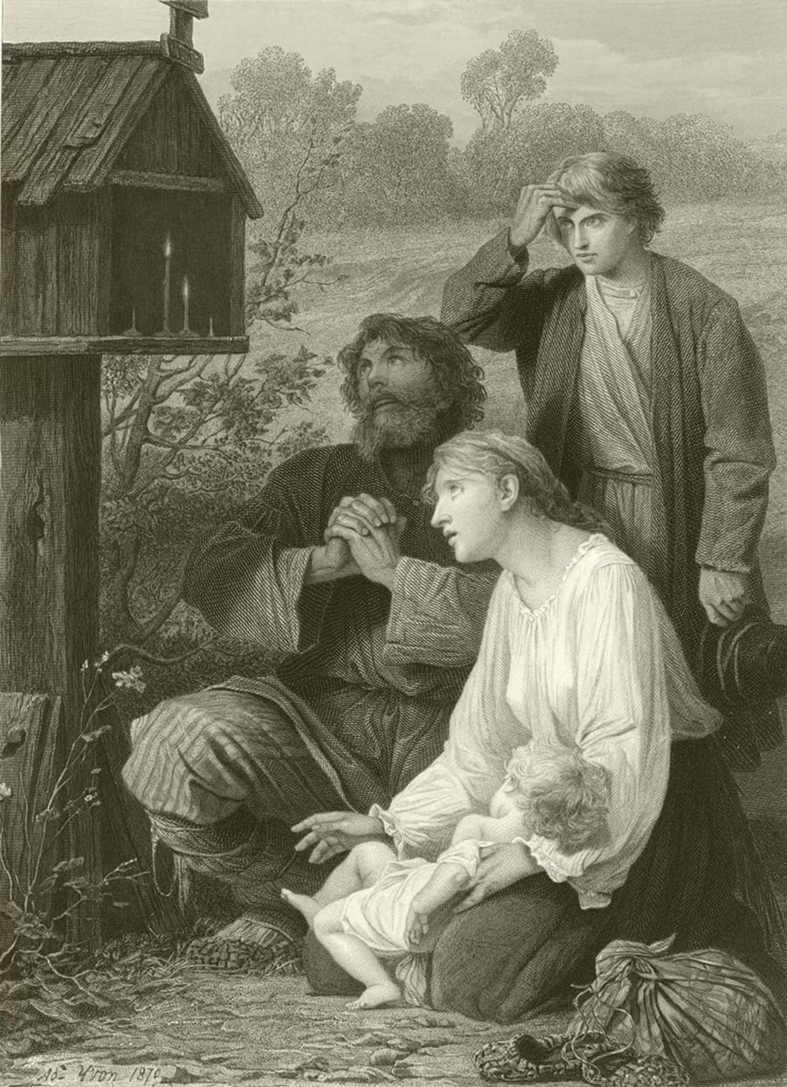 POSTERIIk Famous Modern Artwork Art Mural Coronation of Mary with Hosts of Angels by Johann Sadeler Oil Paintings Pictures for Home Decor 60x90cm