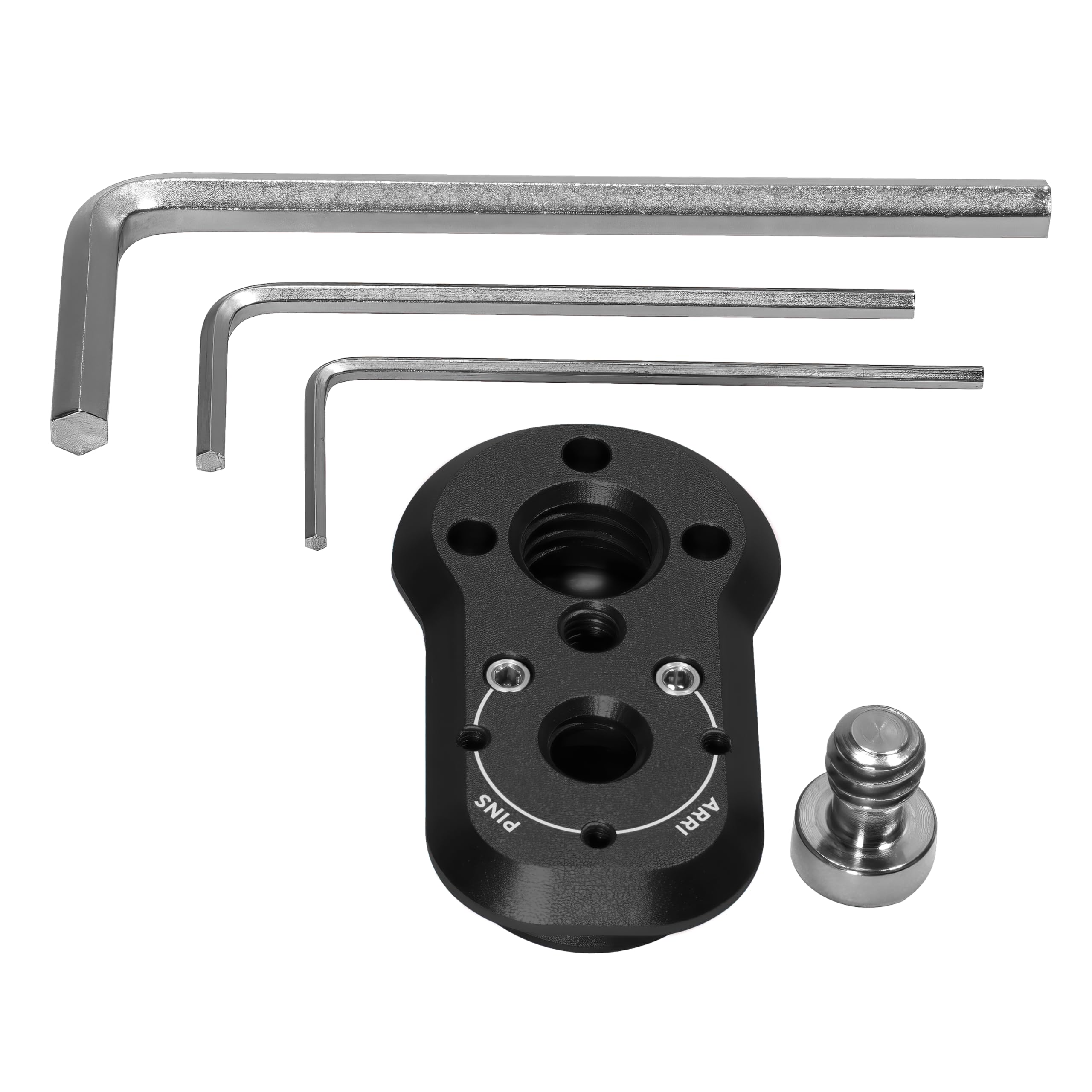 KONDOR BLUE | Mini Lock Quick Release Plate (Male Plate) | Pro Mounting Solutions for Professional Camera Workflows | Raven Black