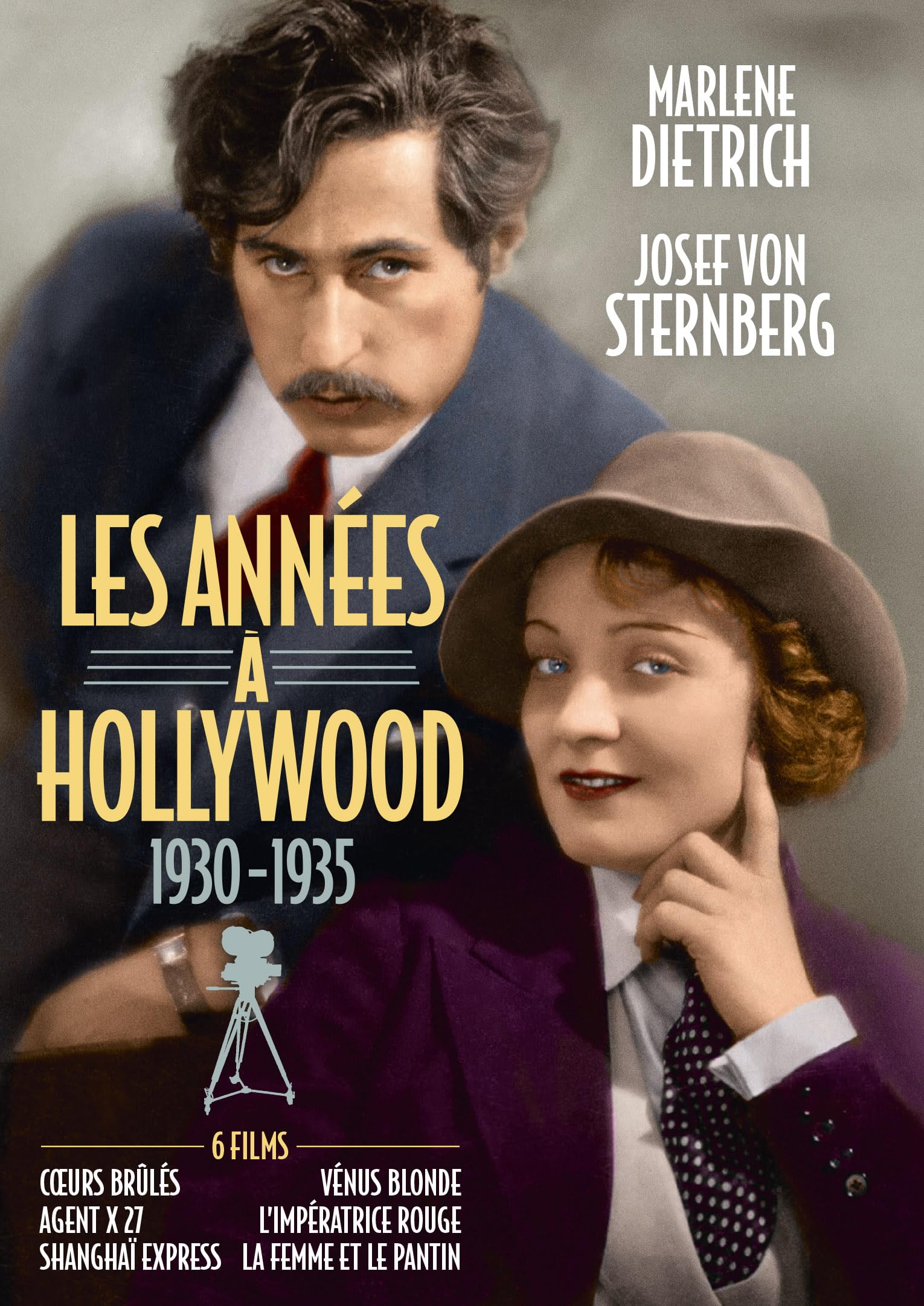 Marlene Dietrich - Josef von Sternberg - Les années à Hollywood 1930 à 1935 - Coffret 6 films