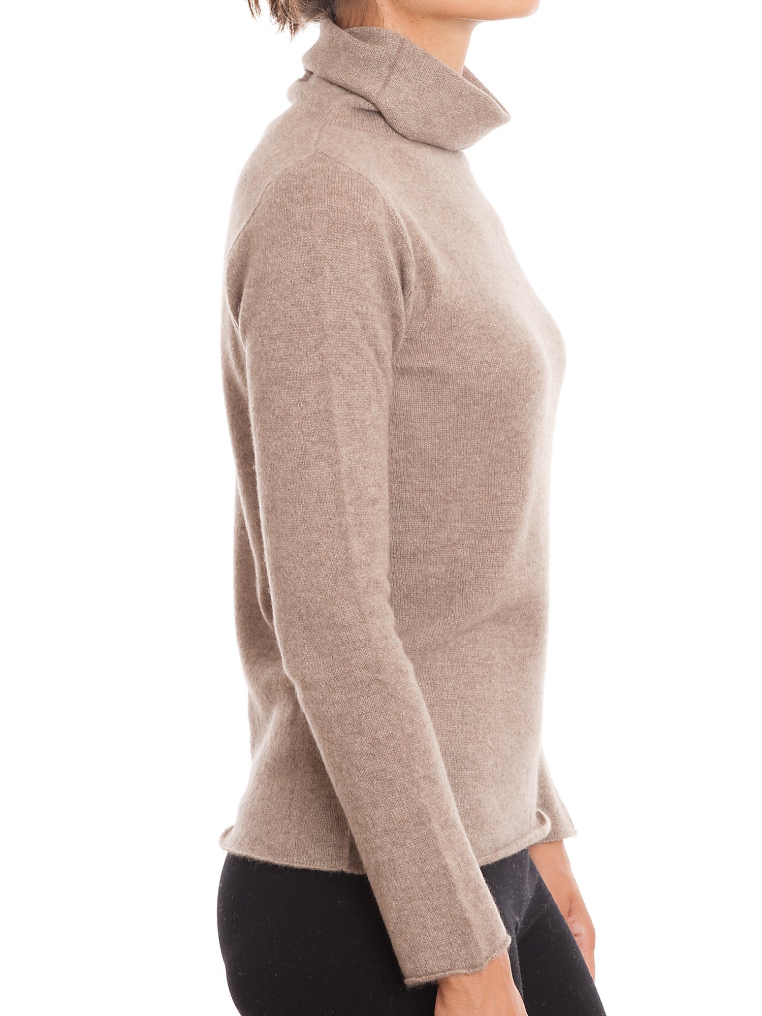 DALLE PIANE CASHMERE Maglione Donna 100% Cashmere | Maglione caldo e morbido per autunno e inverno, elegante da regalare per lei e per lui, autentico lusso Made in Italy