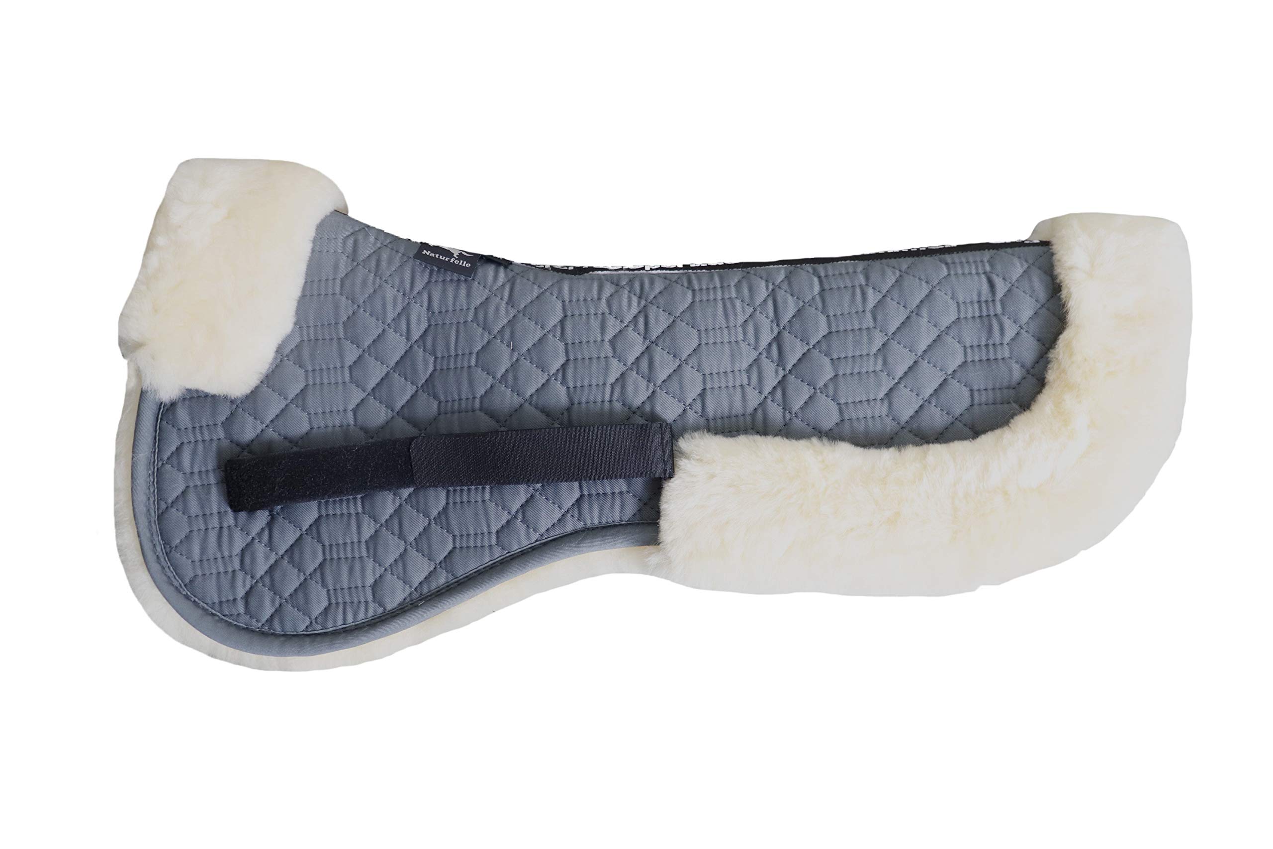 Engel Germany semisottosella Pelle di Agnello cottone Grigio (Sakis 2) dai Colori Vivaci: da Abbinare a 12 Colori di Pelliccia di Agnello!