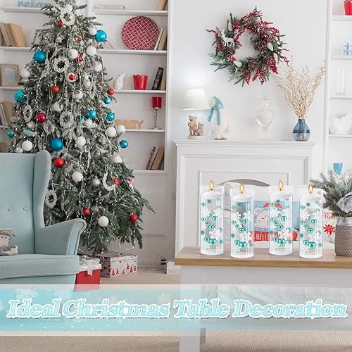 Miniatura 6 de 2106 piezas de perlas de relleno de jarrón de Navidad para relleno de florero, perlas flotantes para jarrones, perlas de candyland, geles de agua,