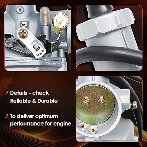 Miniatura 6 de Carburador PZ26 con filtro de aire de repuesto para Honda XR100 1981-1984, XR100R 1985-2004, CRF100F 2004-2013, TRX250, TRX250EX Recon, CB125,