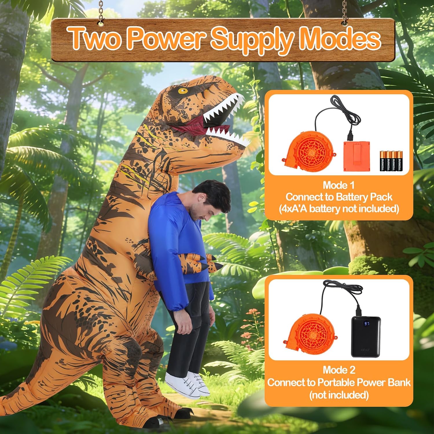WQWOVRVO Inflatable Dinosaur Costume Adult,Blow up Costumes for Women/Men,Funny Halloween Costumes for Adults Party Cosplay