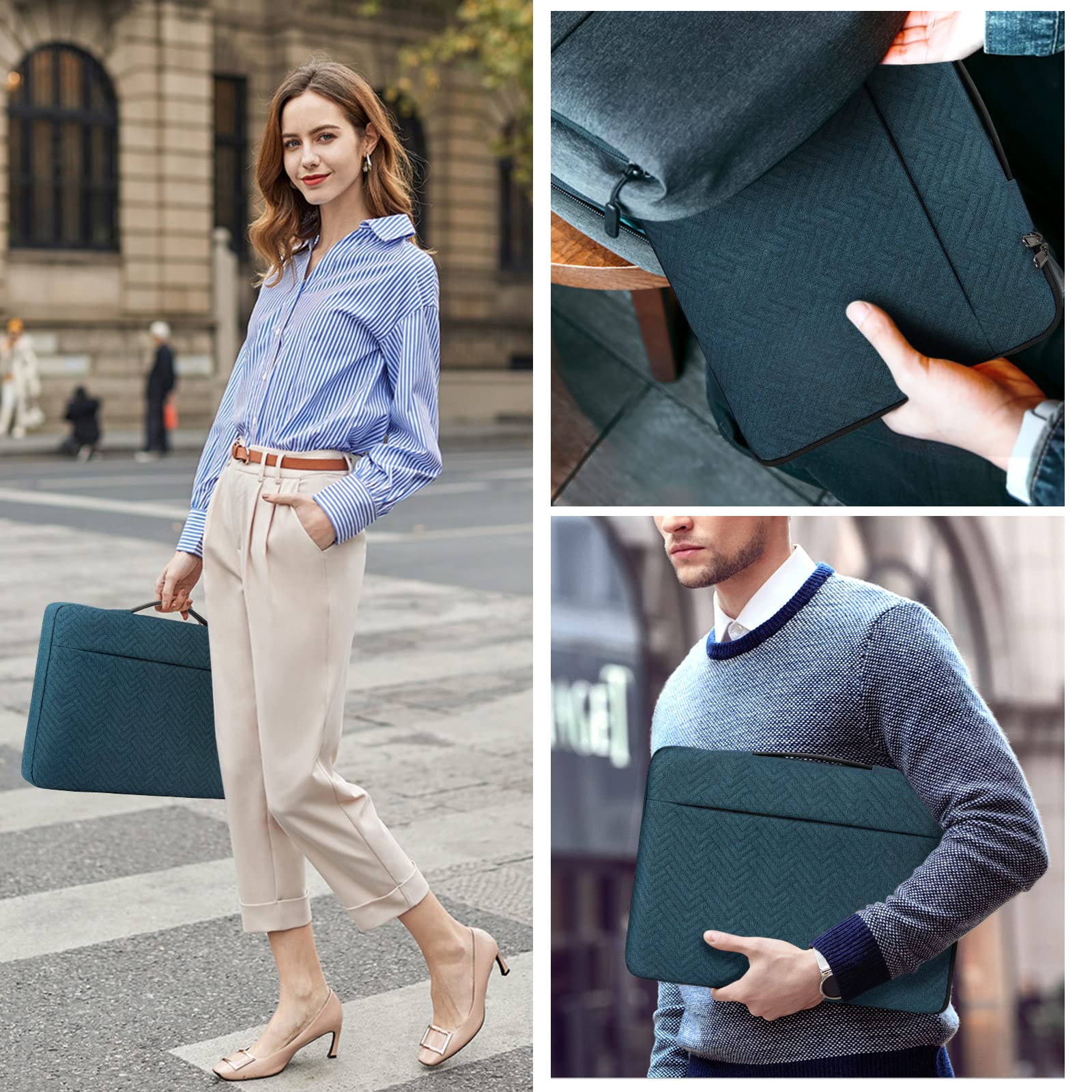 Aazon.co: Laptop Sleeve 14 Inch, Durable Carrying Bag Shockproof Protective Case Cover