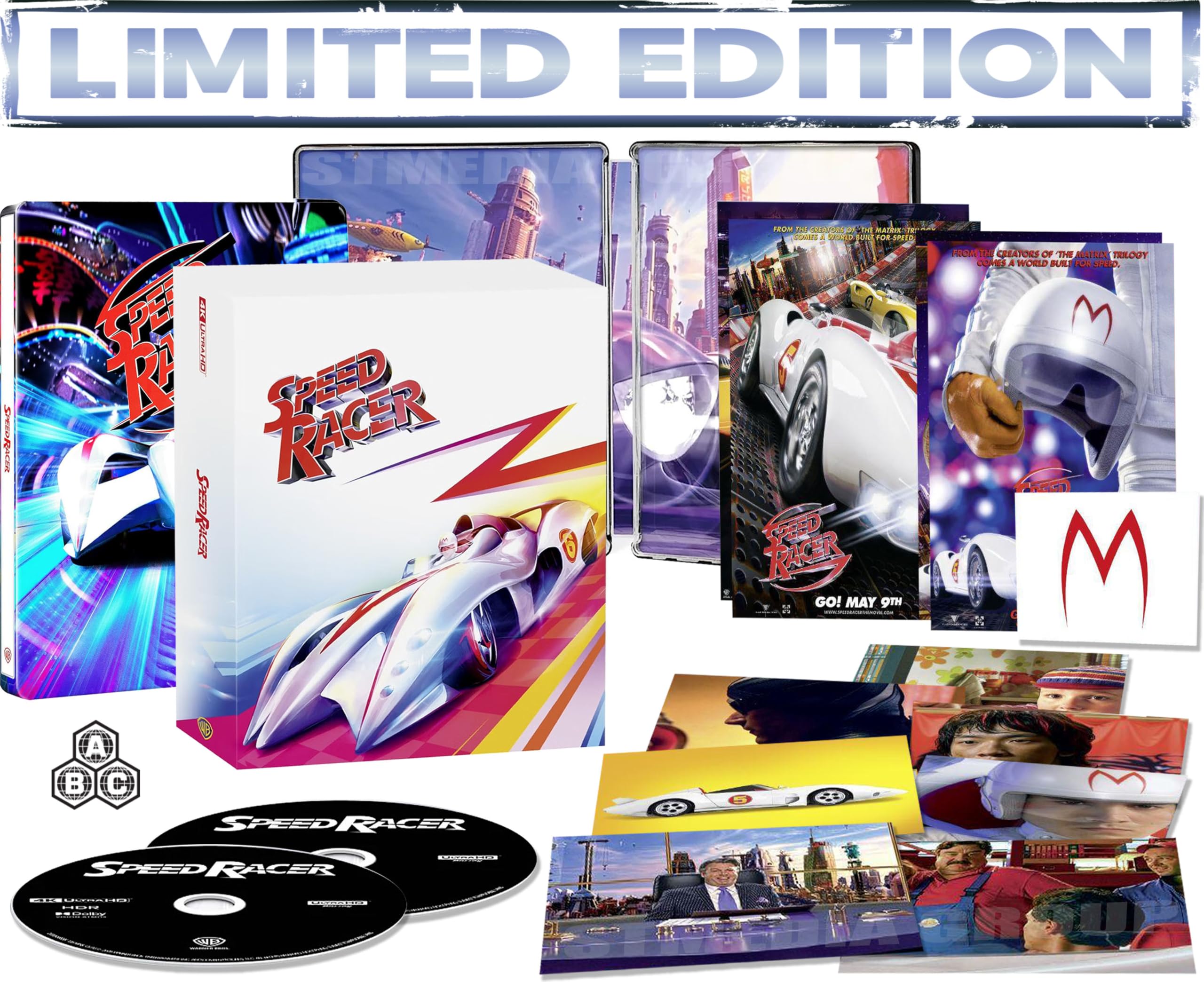 Speed Racer (Limited Collector's Edition, SteelBook) [4K UHD + Blu-ray] [Region Free]