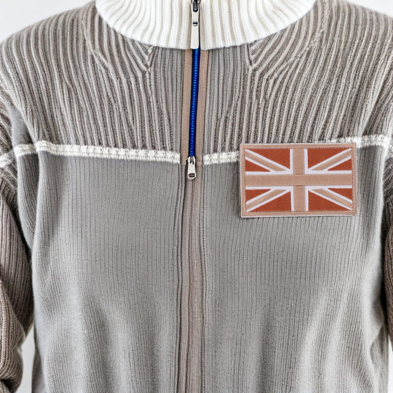 Parche Bordado Union Jack 6 Uds Cierre Gancho Bucle para Ropa Mochilas Cosplay Aventuras al Aire Libre