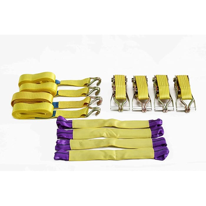 Buy DiversityWrap Recovery Ratchet Straps Set x4 (4.2m x 50mm) 5000kg Break Strength