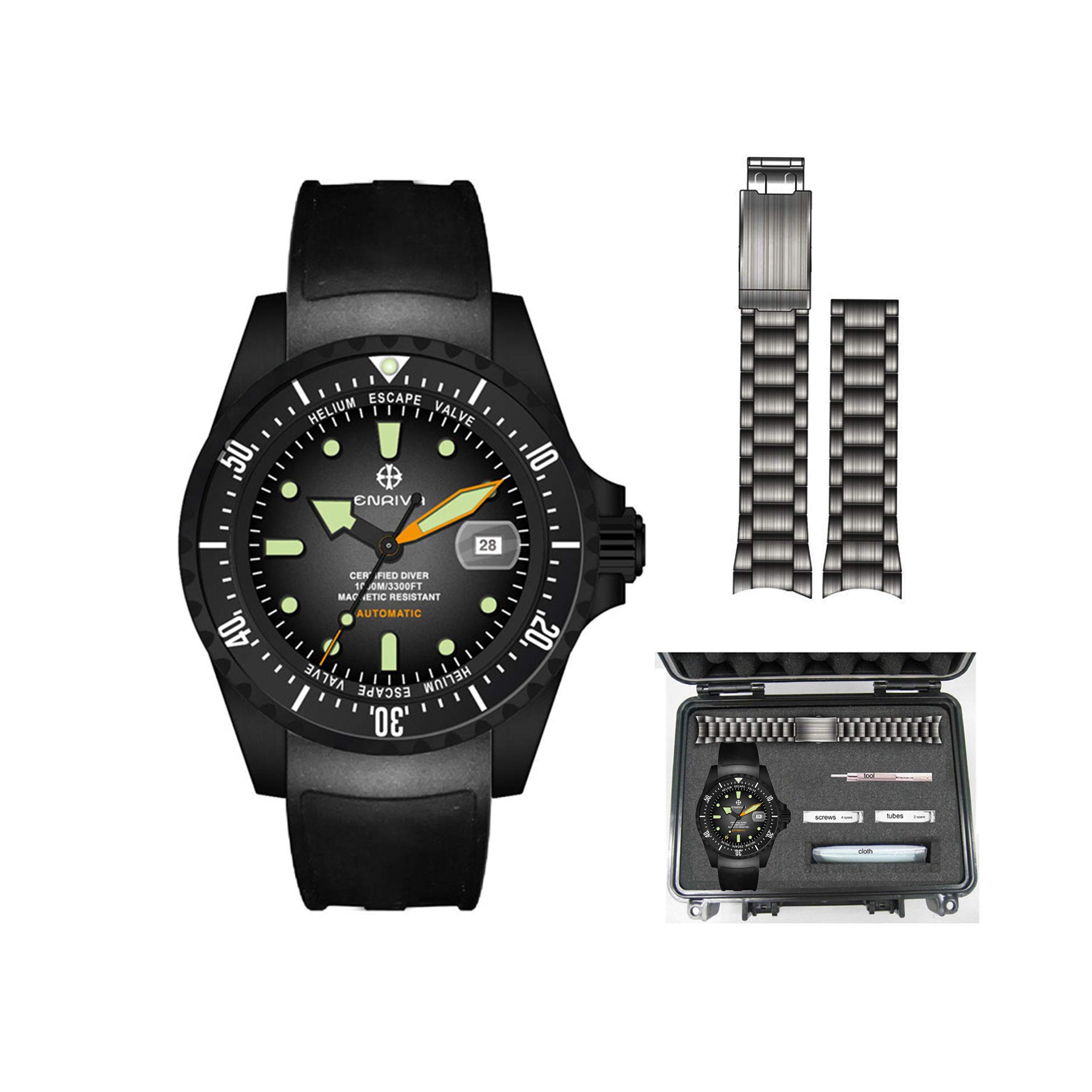 ENRIVA Men's Automatic Pro Dive Watch
