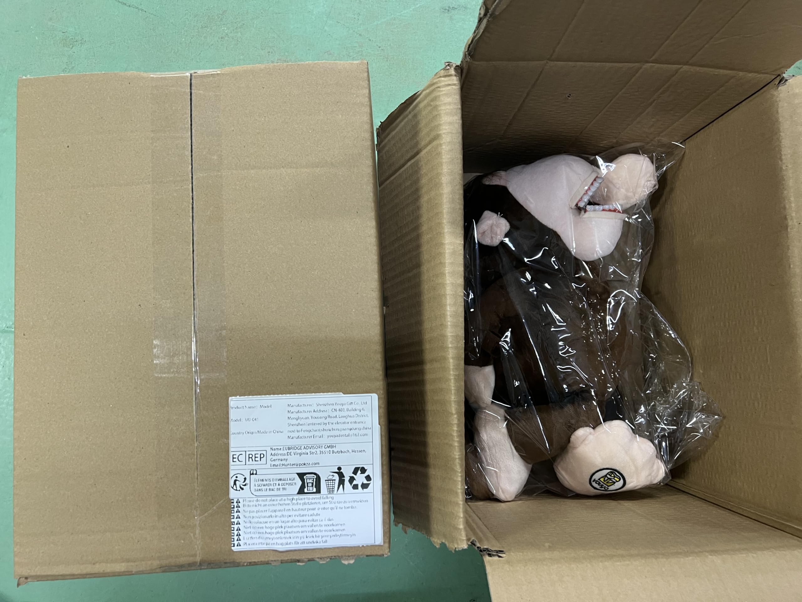 Muñeca de Peluche de Hada de Dientes, Peluche Dental de presentación de Salud bucal, marioneta de Mono, Hada Dental