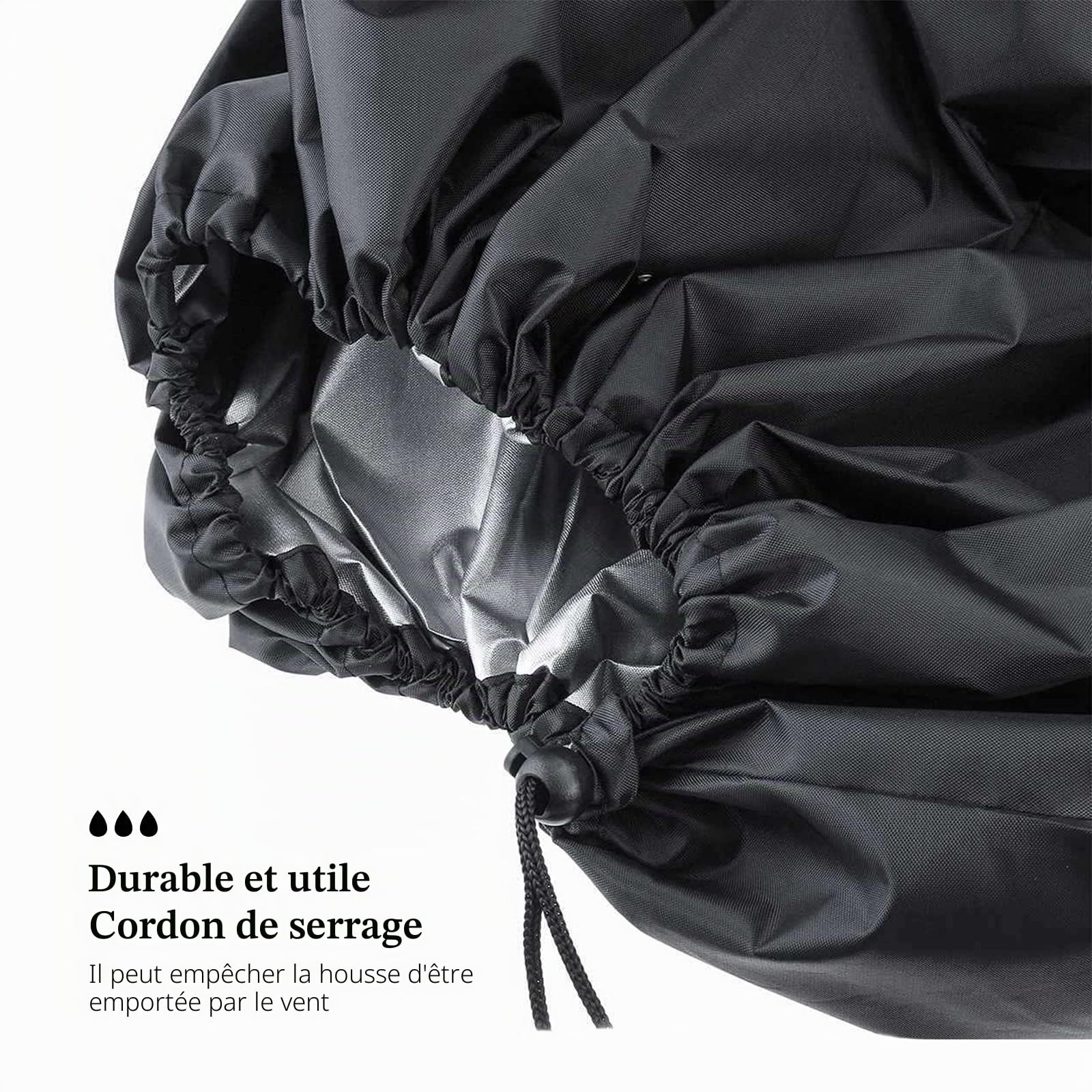 Housse de siège de bateau imperméable et résistante aux intempéries - Housse de protection pour chaise d'extérieur - Tissu Oxford - Protection complète