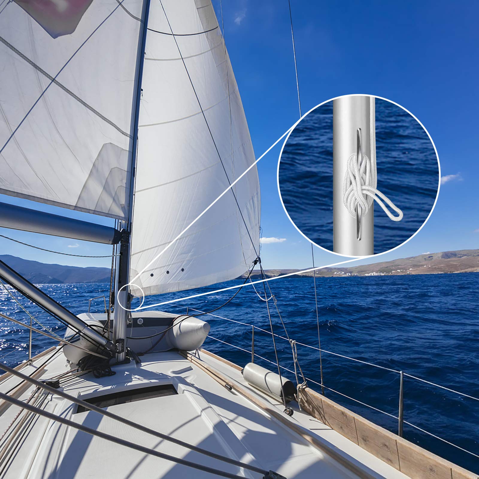 Bitte Da Ormeggio In Acciaio Inox 316 - Set Da 2 Per Barche, Yacht E Gommoni - Foto 9