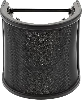 UKCOCO 2Pcs Tela De Explosão De Microfone Filtro De Metal Filtro Dobrável Tela Portátil Montagem De Microfone Cabine Vocal Microfone Pára-Brisas Escudo Microfone Pop Escudo Mic Filtro