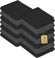 Vista 27 de Paquete de 12 paños de primera calidad (13 x 13 pulgadas), 100% algodón hilado en anillo, paños de lujo Toallas faciales ultrasuaves Paños