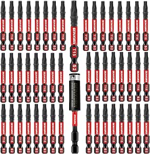 15 Best Magnetic Screwdriver Sets for Precision and Ease in 2026 21 Geinxurn 51 Pieces T15 Impact Tough Magnetic Screwdriver Bit Set, 1 Inch #15 Torx Head Power Bit Set, S2 Alloy Steel T15 Star Bit with Impact Bit Holder