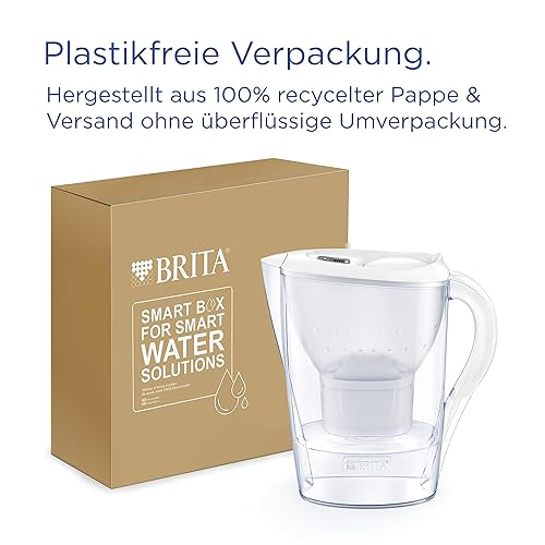 Miniatura 6 de Brita Jarra con Filtro de Agua Marella Blanca (2,4 l) Incl. 3X Cartuchos MAXTRA Pro All-in-1 Jarra Apta para frigorífico con memo Digital y Tapa