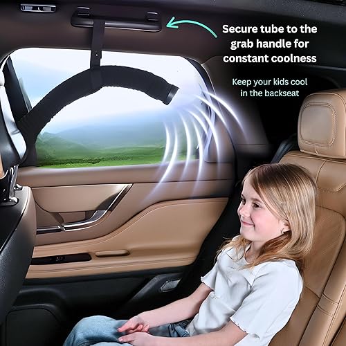 Miniatura 8 de Swanoo Extensor de ventilación de CA para automóvil  Manguera de ventilación para asiento trasero  Dirige aire frío o caliente a niños y mascotas