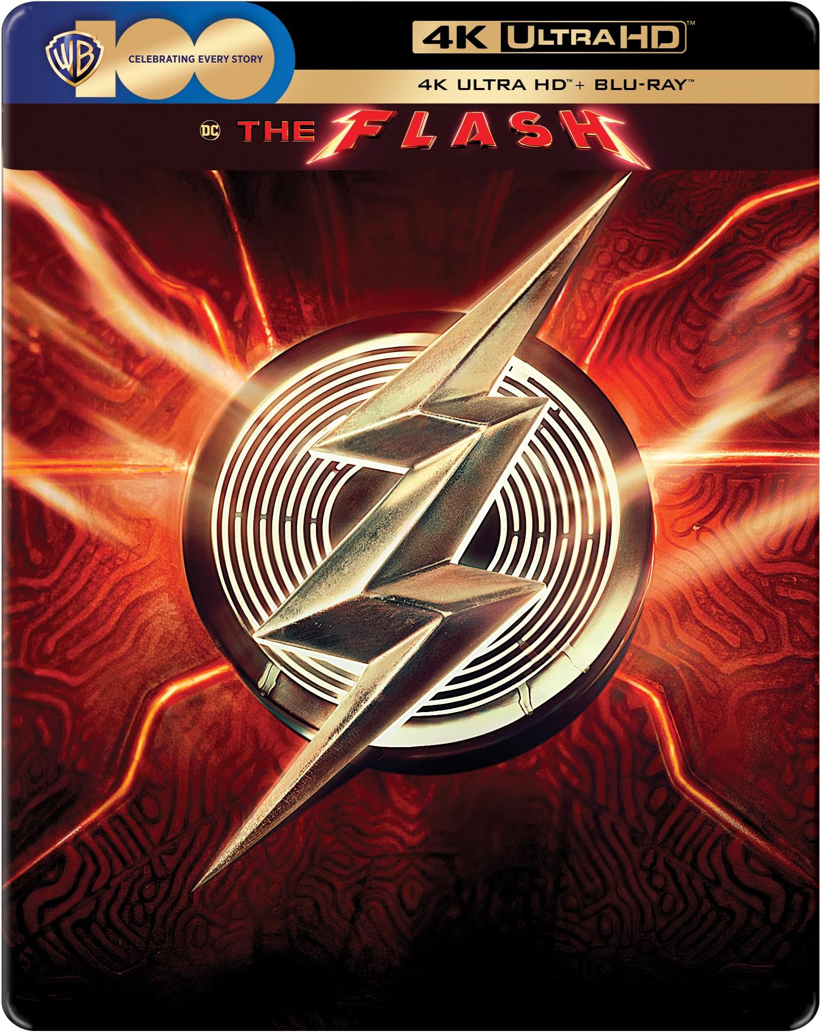 The Flash Steelbook [4K Ultra HD] [2023] [Blu-ray] [Region Free]