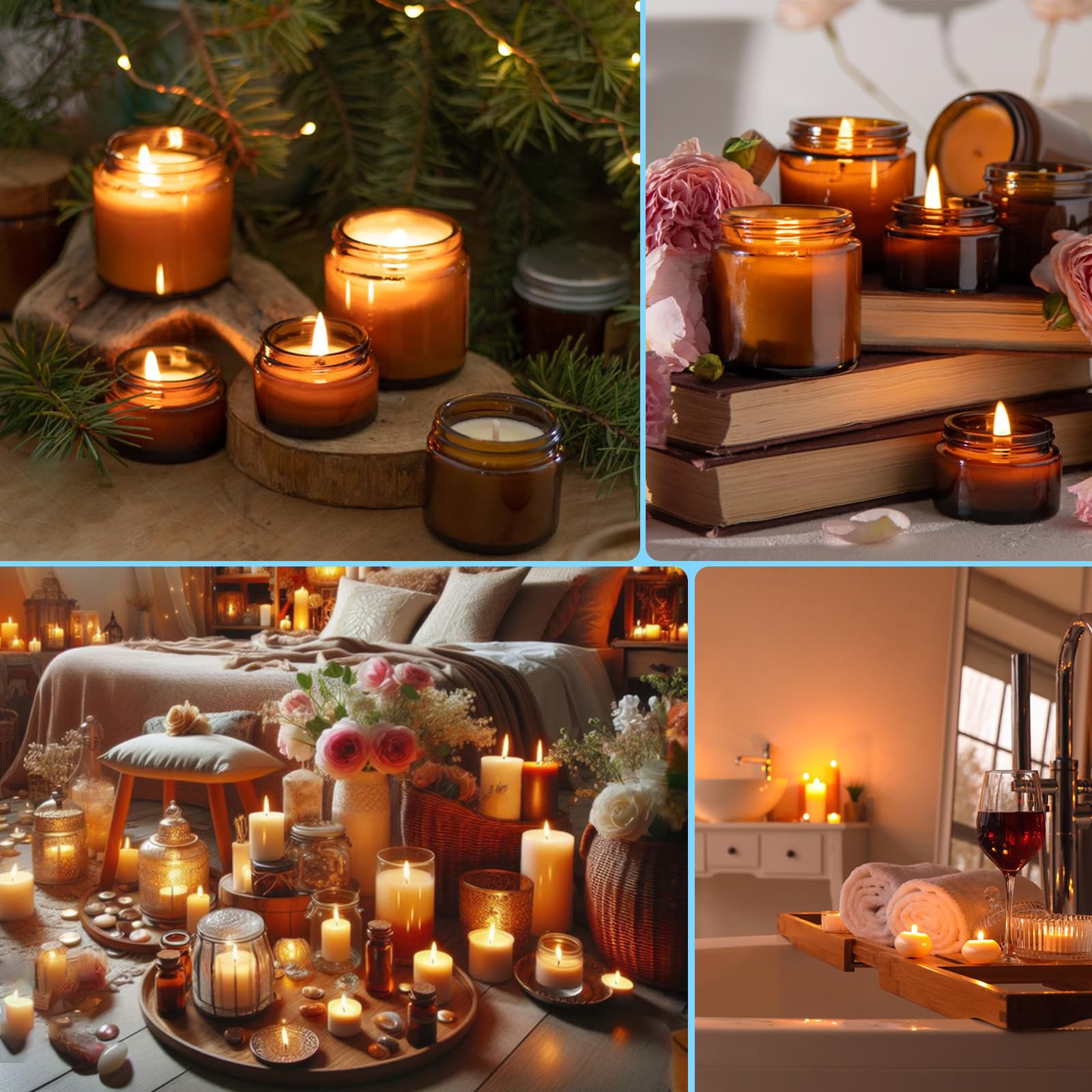 BLESTALIDO 20 Vibrant Colors Candle Dye - Highly Concentrated Liquid Candle Colorant for Soy Wax - Image 6