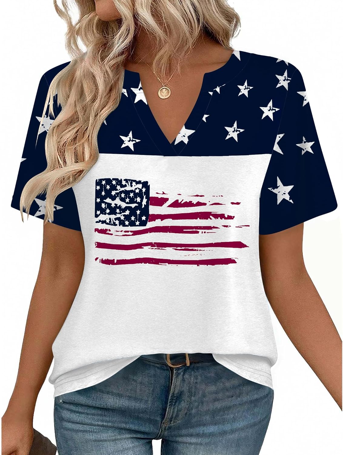 Zeagoo Womens Tops Short Sleeve V Neck Tee Shirts Cute Dressy Casual Clothing Business Work Blouse
