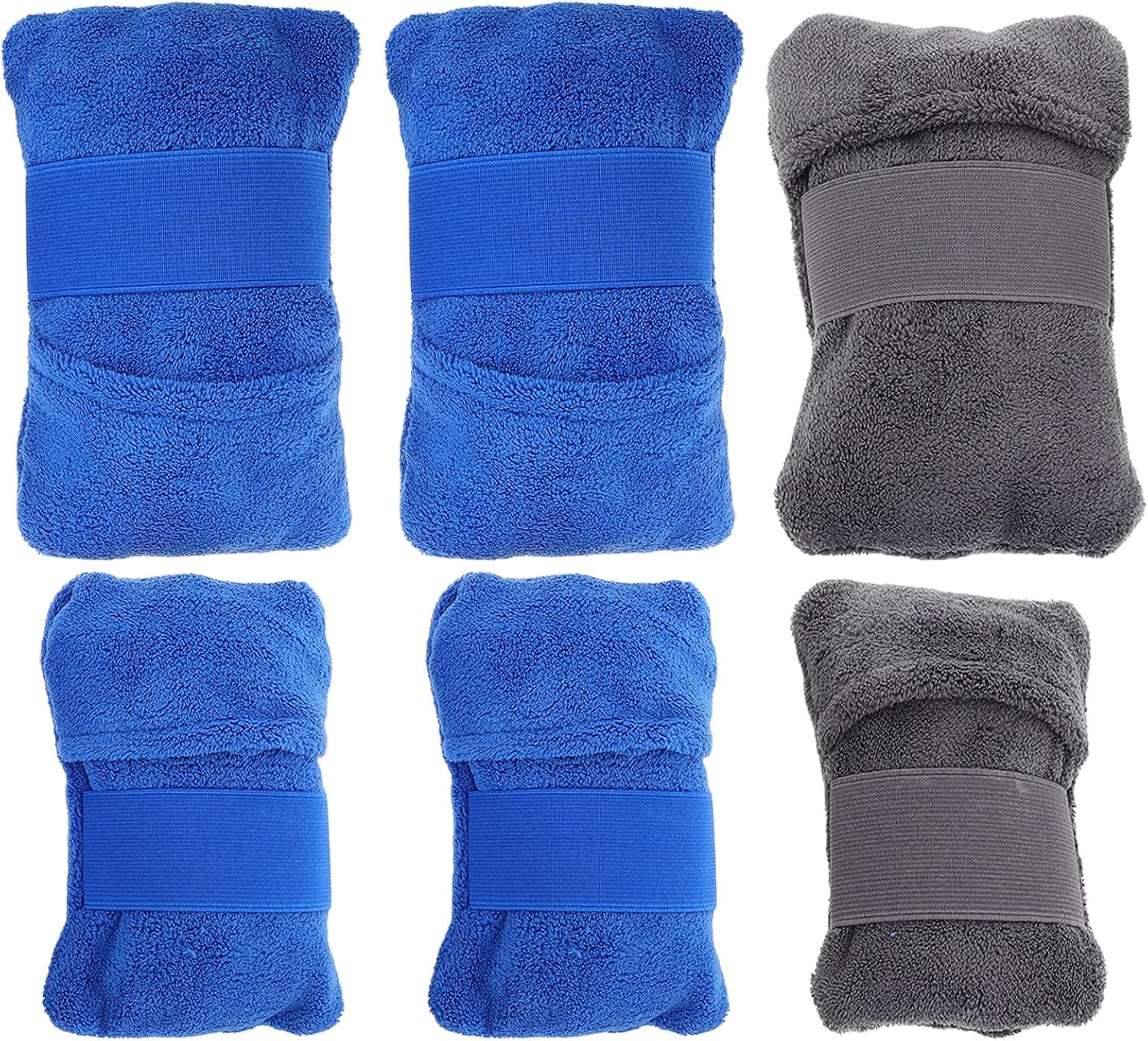 6pcs Cotton Sand Remover Mitts for Beach Camping Vacation Use