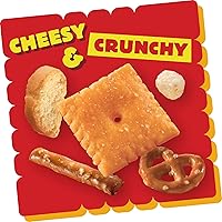 Vista 4 de Cheez-It Mezcla de aperitivos, aperitivos para el almuerzo, aperitivos de oficina y niños, clásico, caja de 36 onzas (4 cajas)