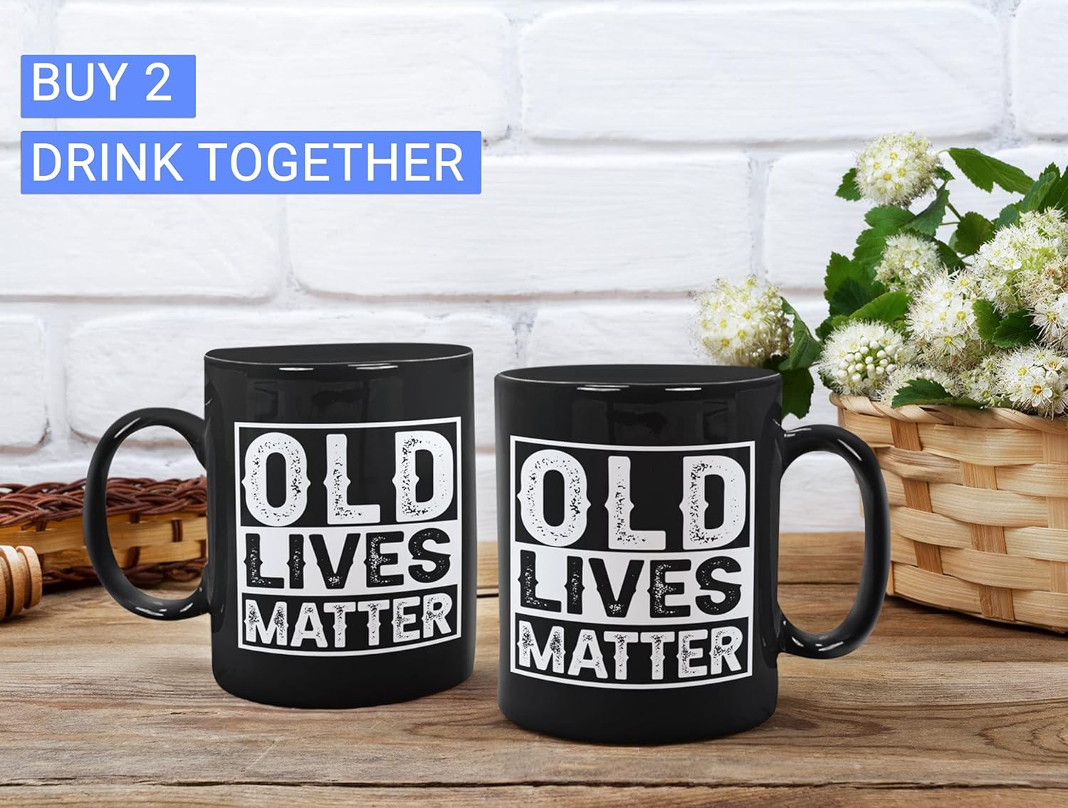 Old Lives Matter Gifts For Elderly Men Old People Gift Older Lives Still Matter Coffee Mug 11oz Best Gifts For Seniors Funny for Grandpa Elderly Mug Fathers Day 60th 70th Birthday - Black - Image 8