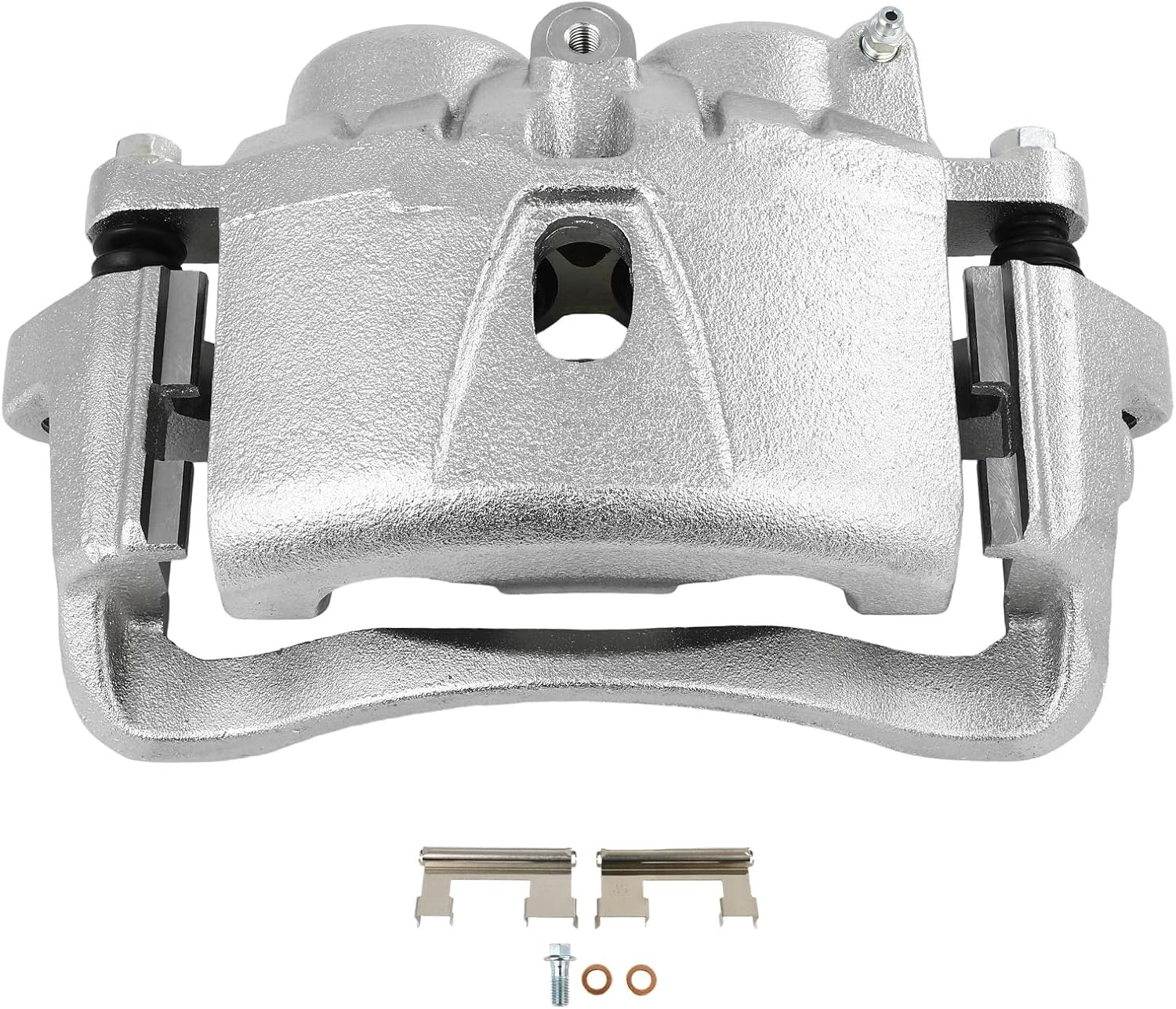 SCITOO 18B4814 Rear Left Disc Brake Caliper w/Bracket Fit For Chev For Silverado 3500 2001-2006,For GMC For Sierra 3500 Classic 2007,For GMC For Sierra 3500 HD 2007-2010, Double Pistons