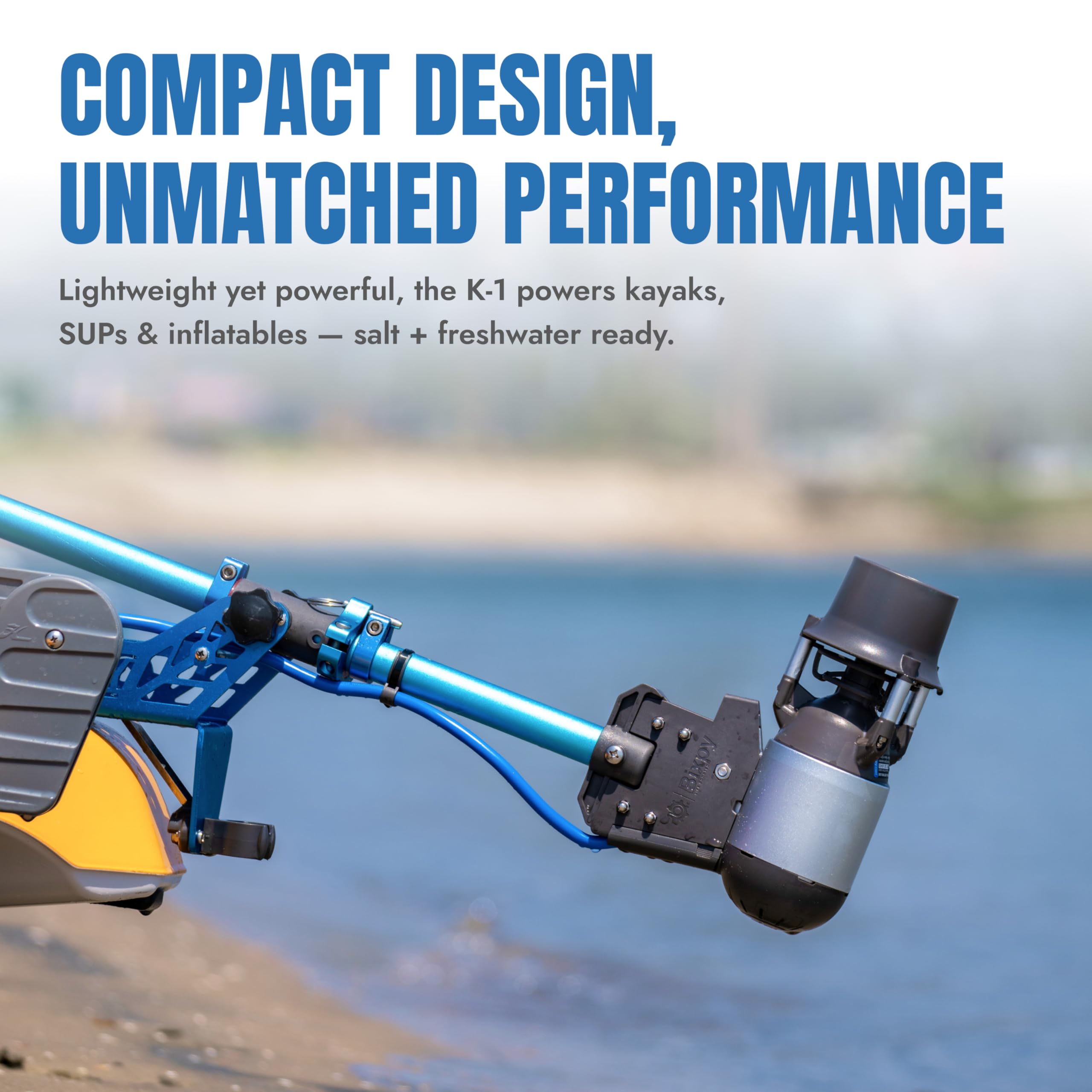 bixpy jet motor kit for hobie pedal kayaks BIXPY: Motors & Batteries Frame Colour:Blue Is Boca do Risco, On-Road kill switch