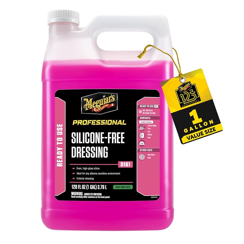 Meguiar's D16101 Condicionador Líquido sem Silicone para Pneus e Plásticos Externos, 3,79 L