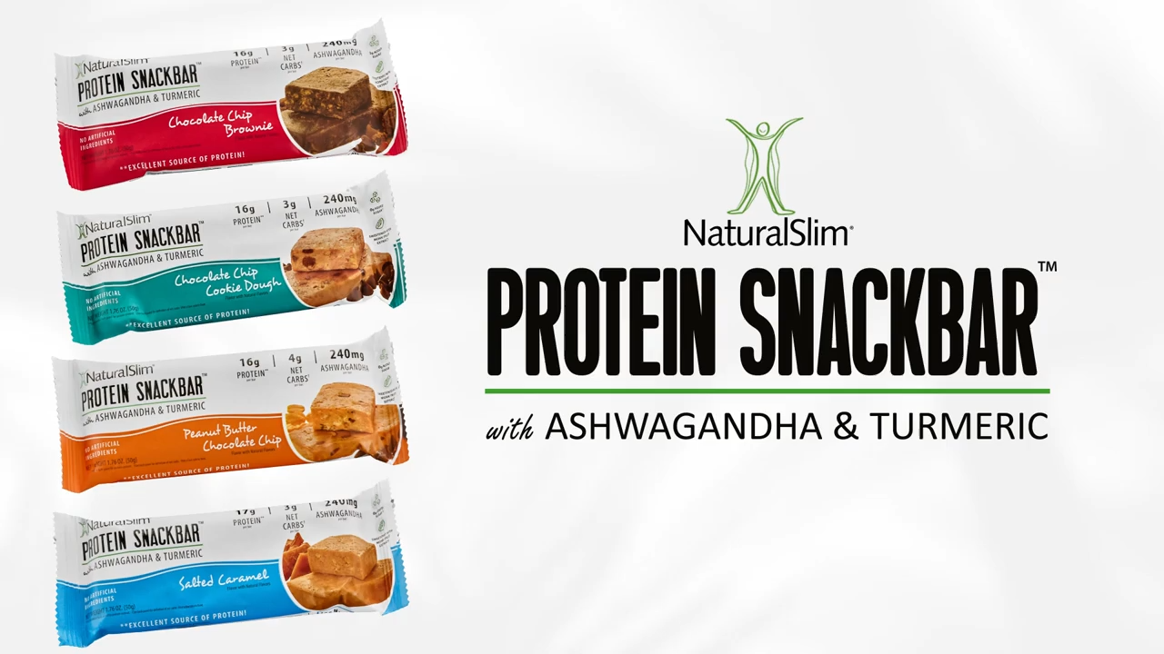 Watch NaturalSlim Protein bars with Ashwagandha Turmeric on Amazon Live