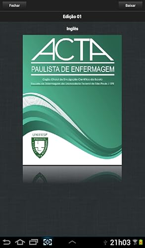 Acta Paulista de Enfermagem