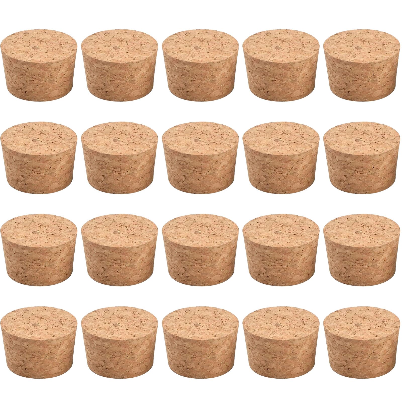 INCREWAY Corchos de madera blanda naturales, 20 piezas, tapones cónicos de corcho, tapones de vidrio grandes y pequeños para botellas de vino y cerveza — view 9