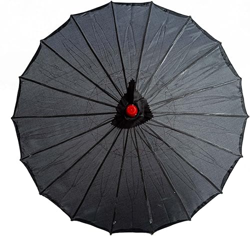 THY COLLECTIBLES Parasol chino japonés de 22 pulgadas para bodas, fotografías, disfraces, cosplay, decoración y otros eventos, color liso