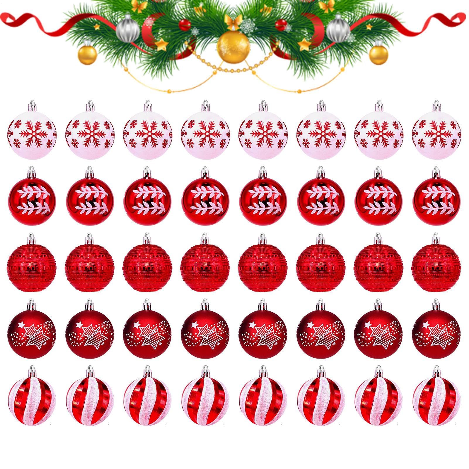 Boules de Noël incassables pour illuminer votre jardin et fenêtres