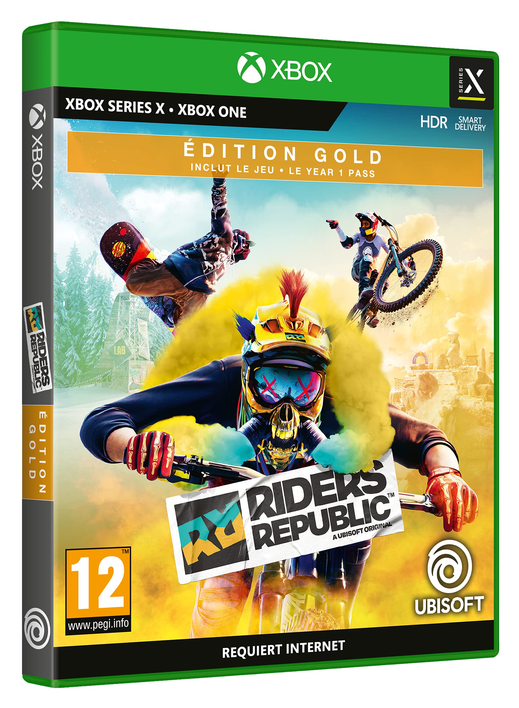 UBI SOFT FRANCE RIDERS REPUBLIC ED.GOLD XONE VF