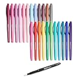 Felt Tip Marker Pens, Versatile for Writing, Drawing, and Journaling, Assorted Colors, 24-Pack