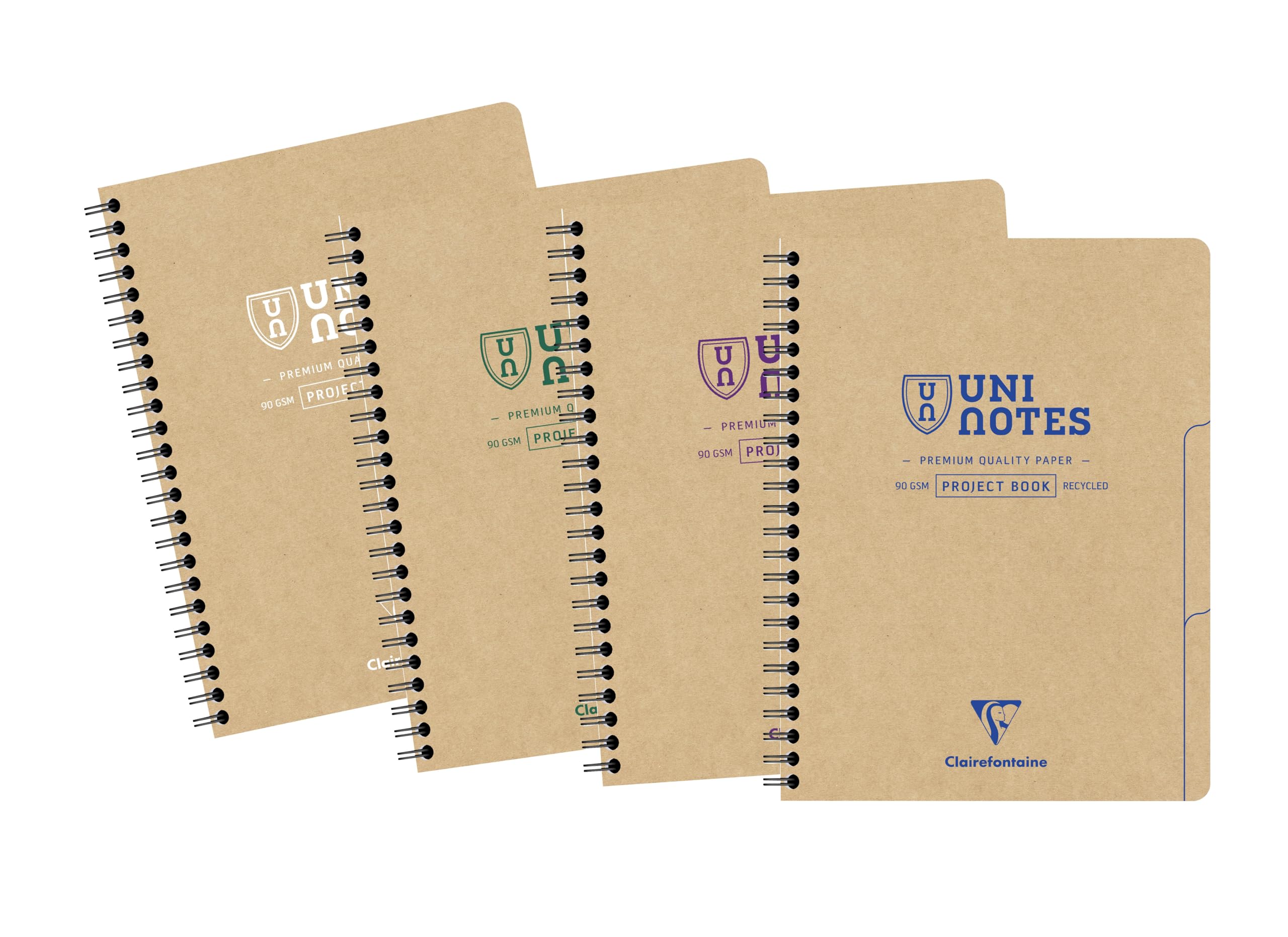 Clairefontaine 9860Cpack 5 Uninotes Project Book A5, 160 stron
