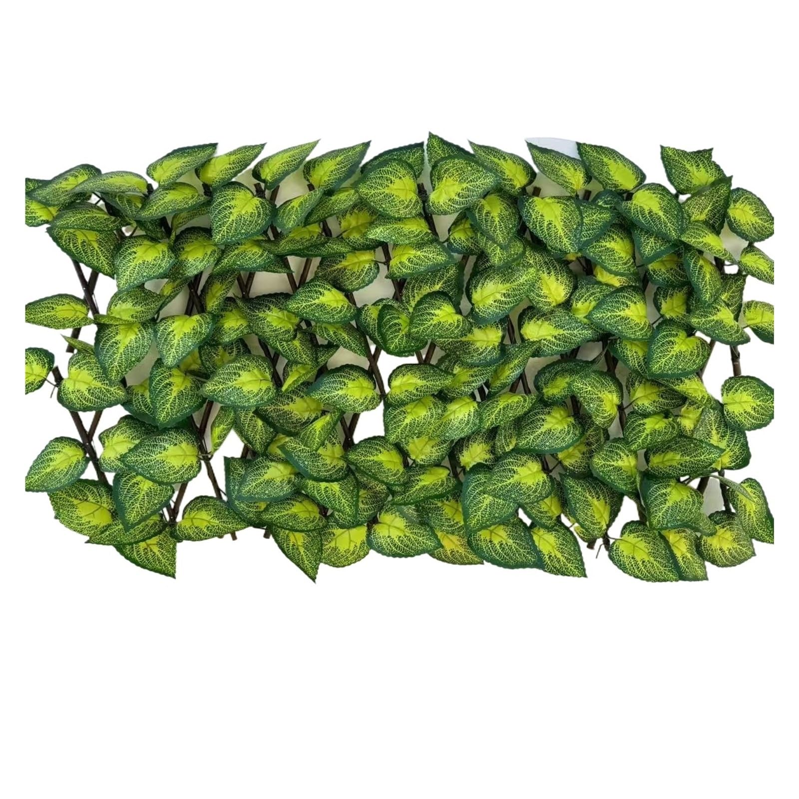 Luoaxinn 40Cm Green Su Expandable Trellis Simulation Fence Outdoor Courtyard