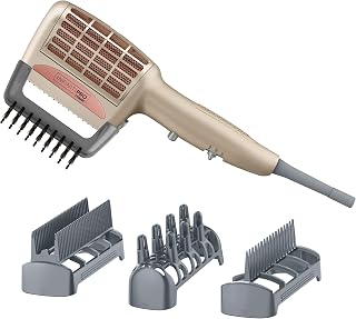 InfinitiPro by Conair 4-in-1 Frizz-Free Hair Dryer 1875W with Ionic Tech & 4 Styling Attachments