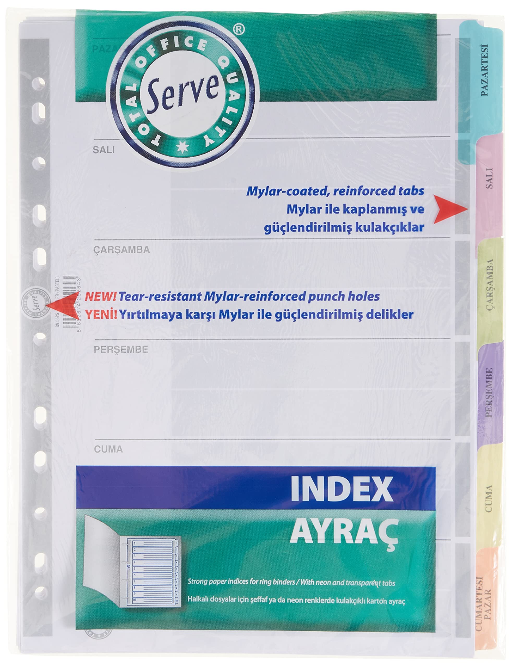 Serve Cartone Split Gunler A4