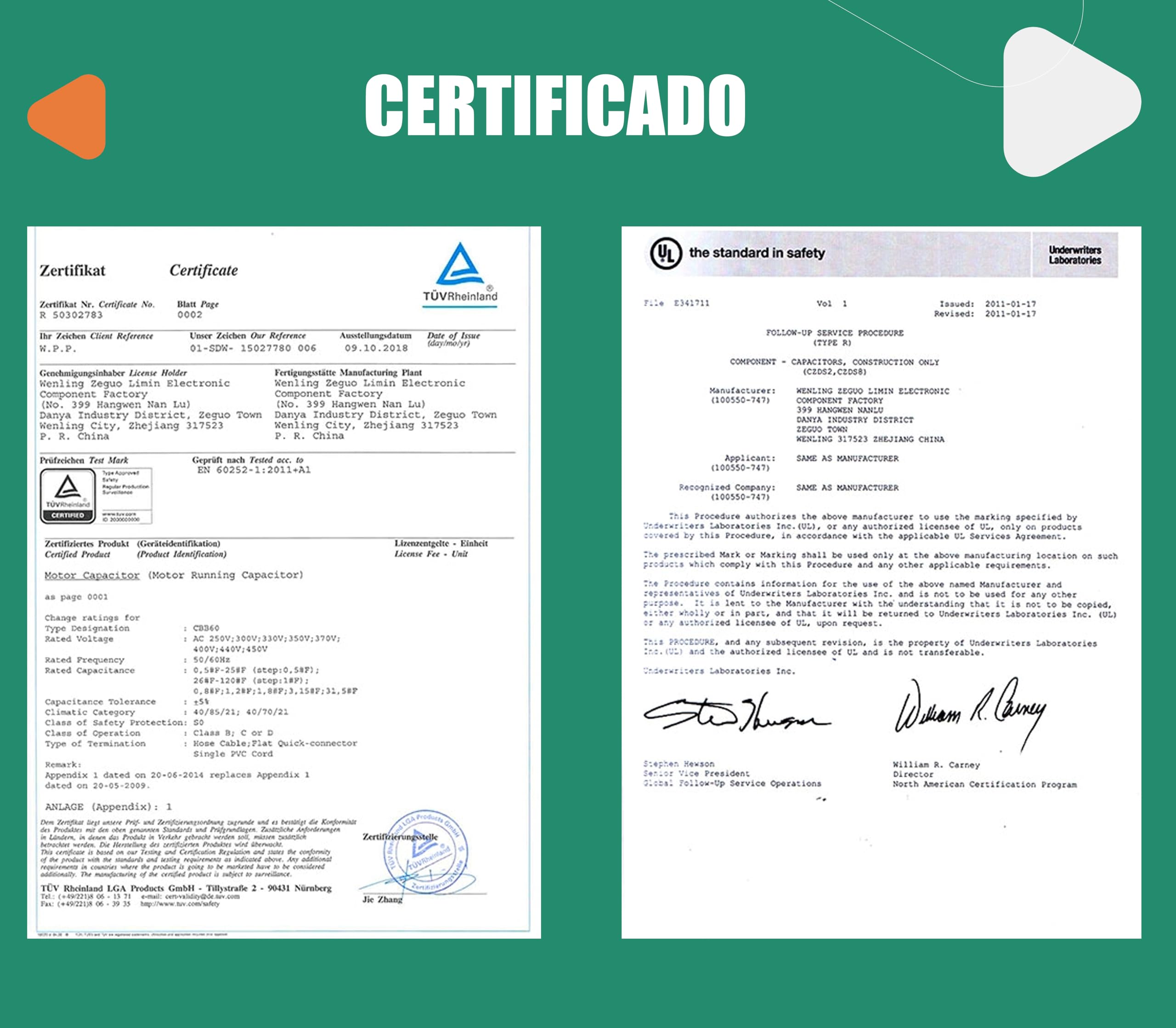 CBB60 20uF Motor Start Run Condensador MFD 450VAC 50/60Hz cilíndrico