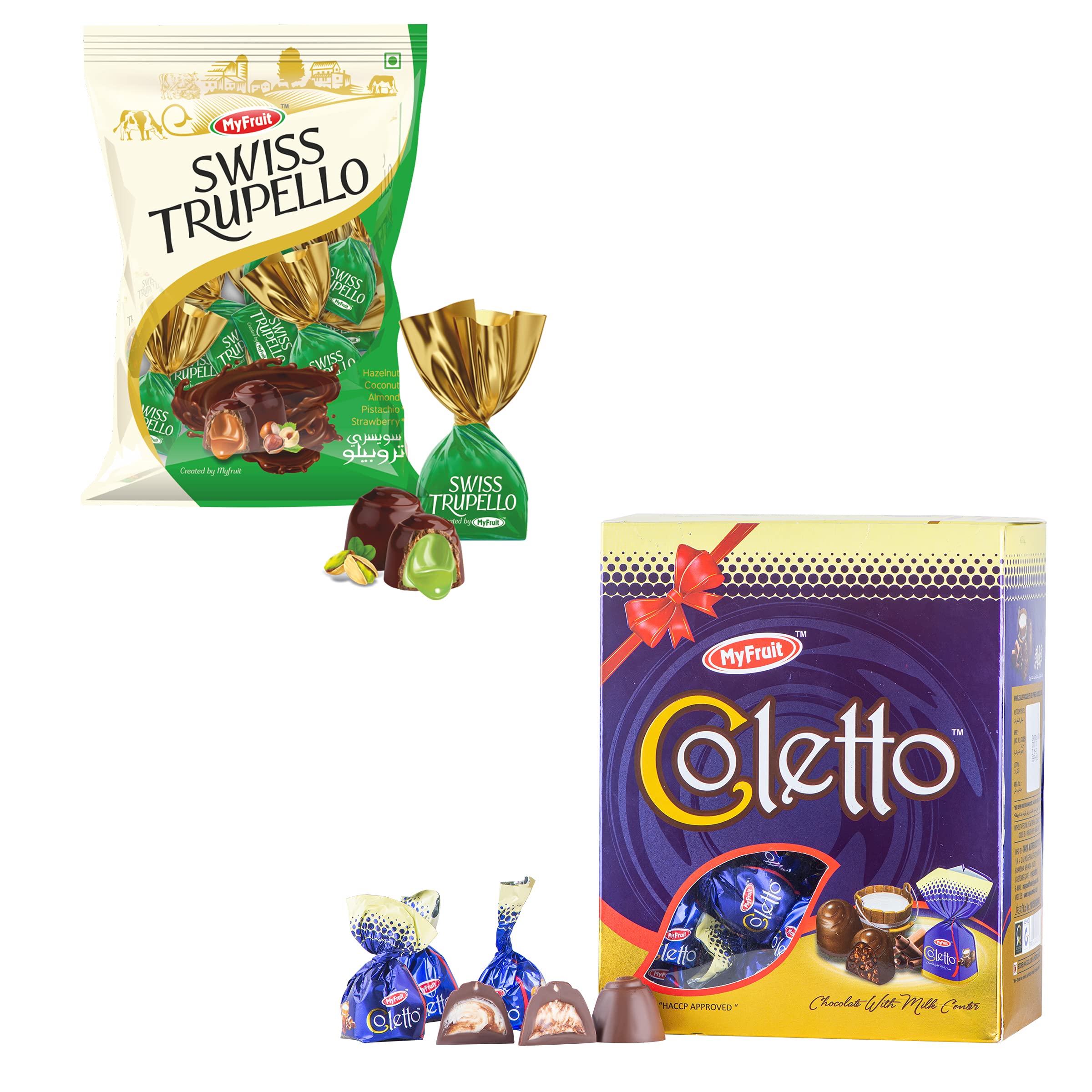 Buy MyFruit Swiss Trupello Chocolate Truffles Center filled with