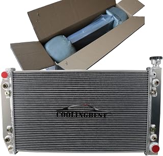 CU622 28inch Aluminum Radiator 3 Row for 1988-1999 Chevy GMC C1500 C2500 C3500 K1500 K2500 K3500 Pickup Suburban 5.0 5.7 V8, Crossflow Radiators 89 90 91 92 93 94 95 96 97 98