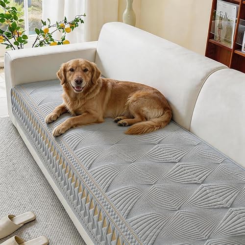 Eco-Ancheng Couch Cover for Dog Cotton Quilted Sofa Couch Covers Sofa Cover