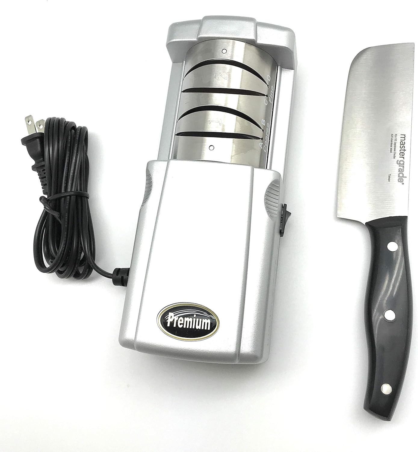 Premium Knife Sharpener Bundle Deal with Martin Yan's Chef Knife
