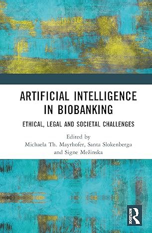 Artificial Intelligence in Biobanking book cover