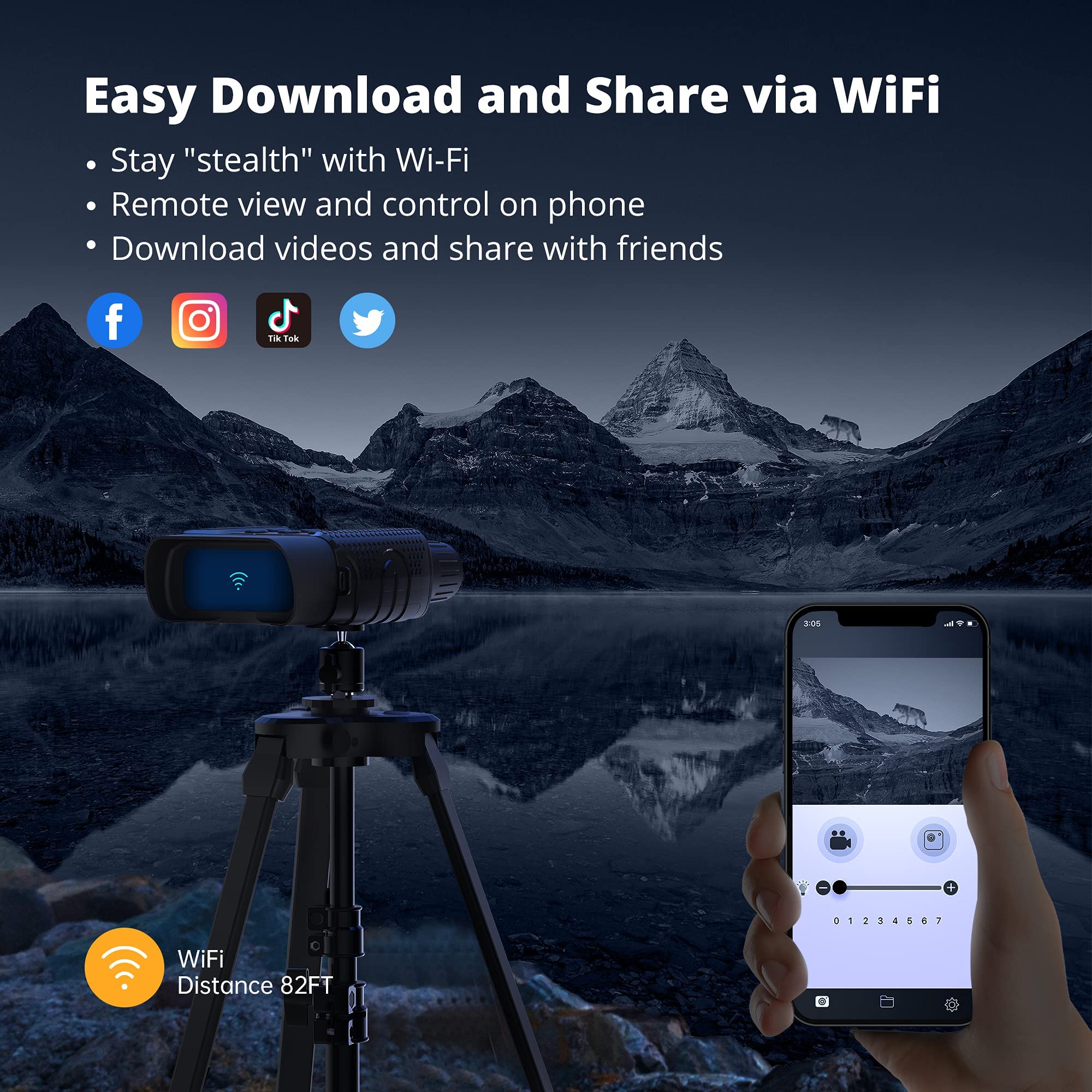 Buy Digital Night Vision Goggles Night Vision Binoculars WiFi